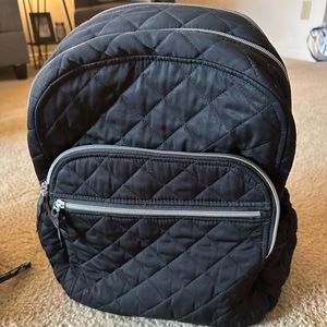 Vera Bradley Large Black Backpack